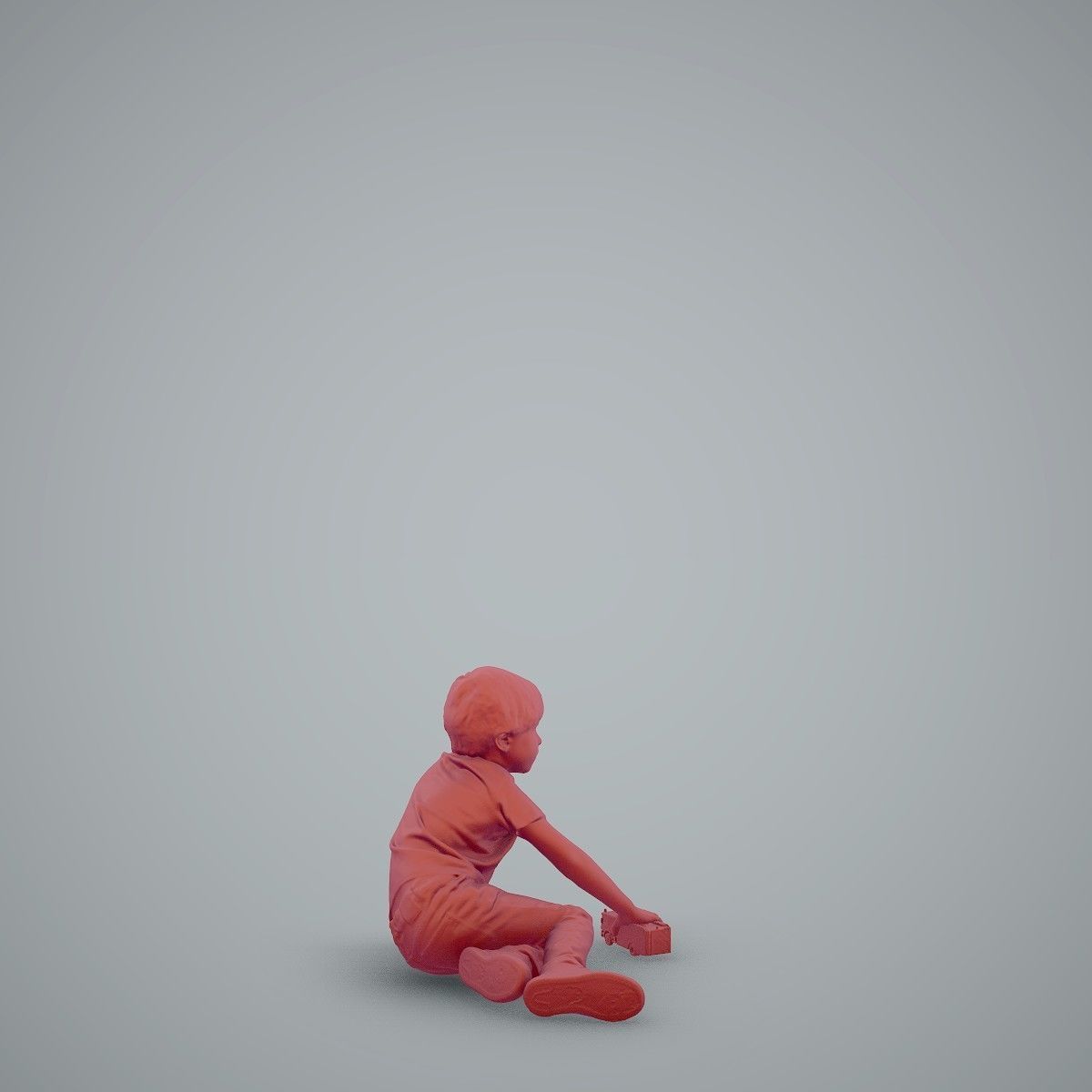 Casual Boy Playing with Toy Car CBoy0003-HD2-O03P01-S 3D model_21