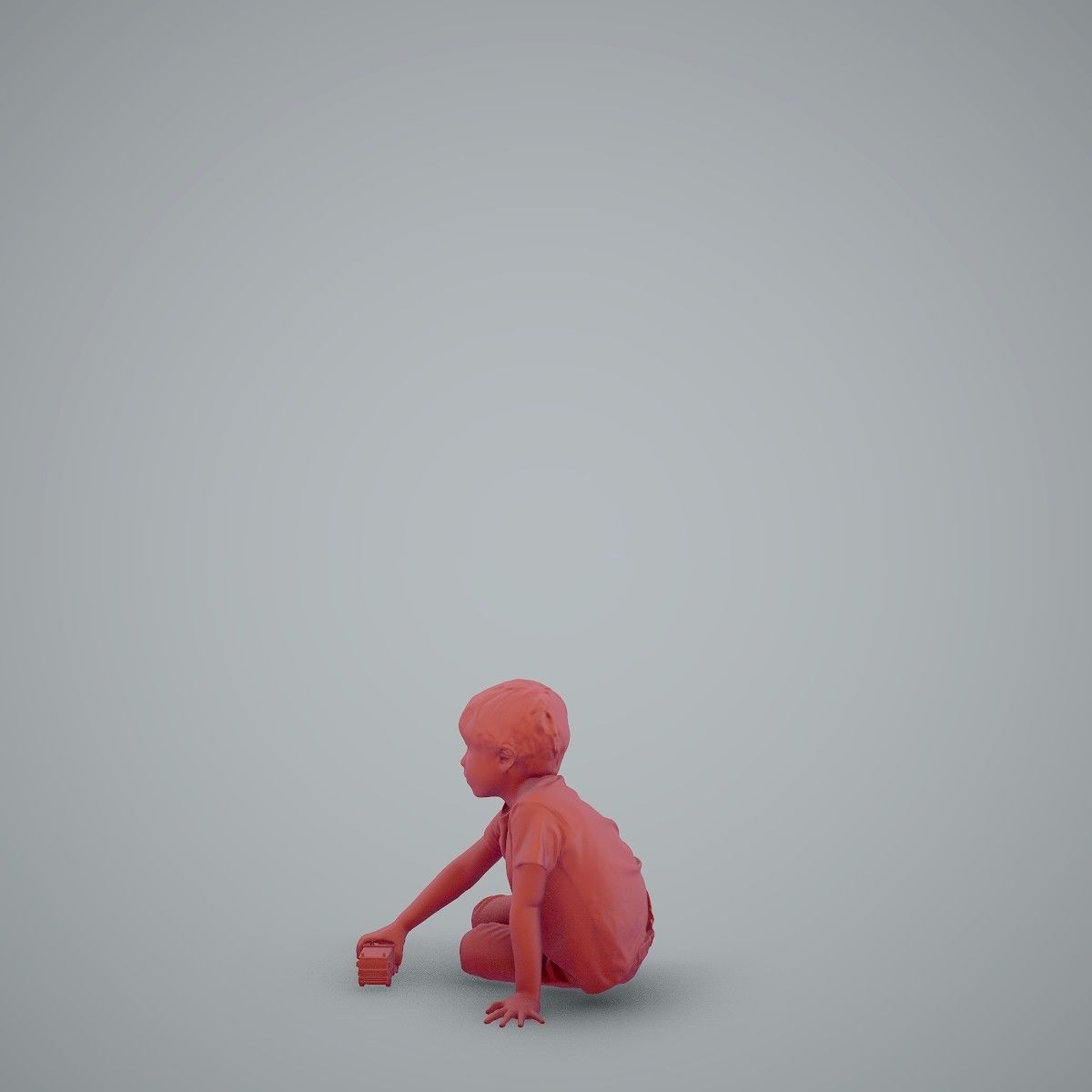 Casual Boy Playing with Toy Car CBoy0003-HD2-O03P01-S 3D model_40