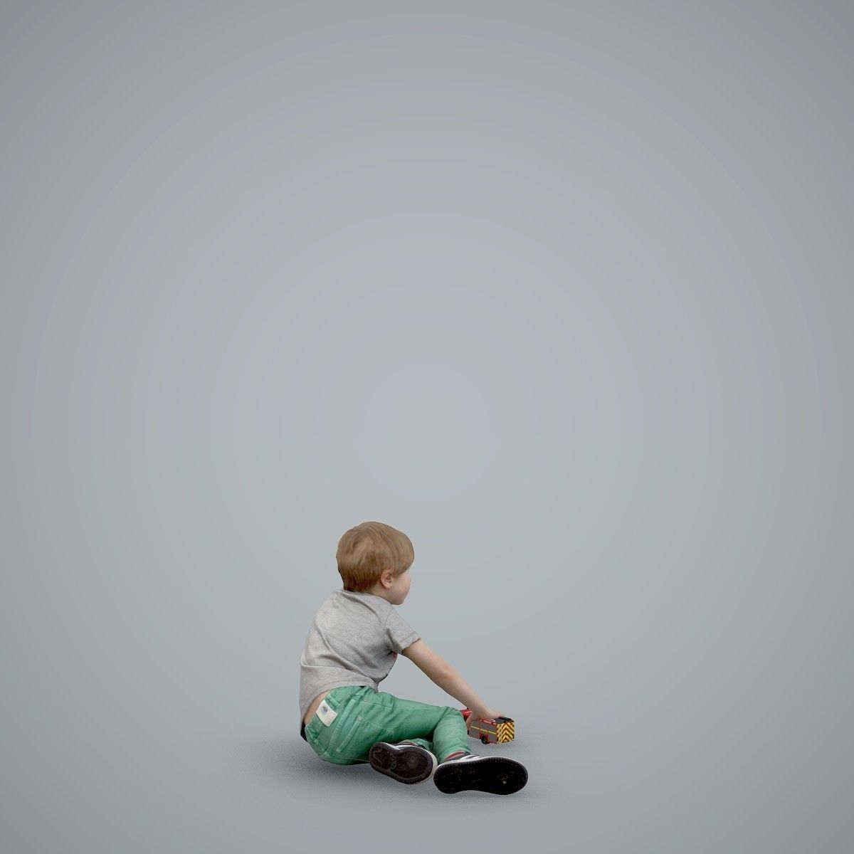 Casual Boy Playing with Toy Car CBoy0003-HD2-O03P01-S 3D model_3