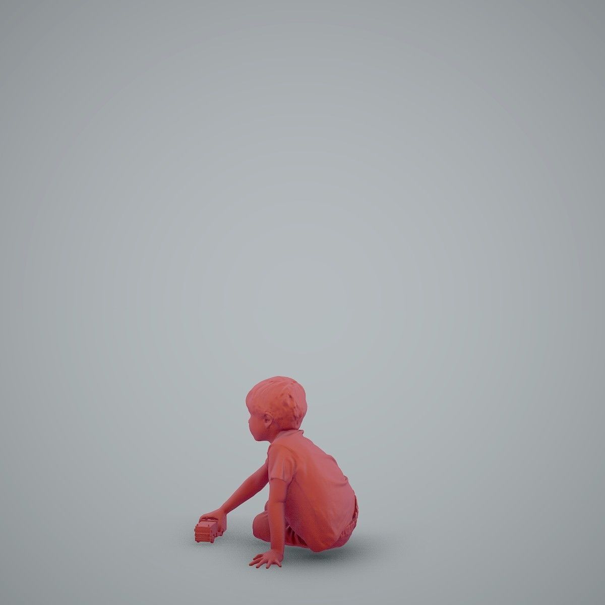 Casual Boy Playing with Toy Car CBoy0003-HD2-O03P01-S 3D model_42