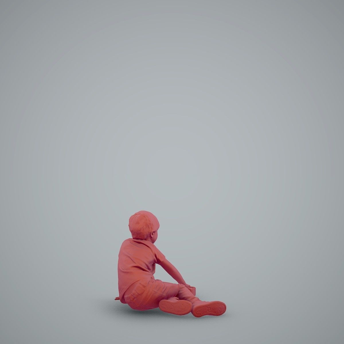 Casual Boy Playing with Toy Car CBoy0003-HD2-O03P01-S 3D model_64