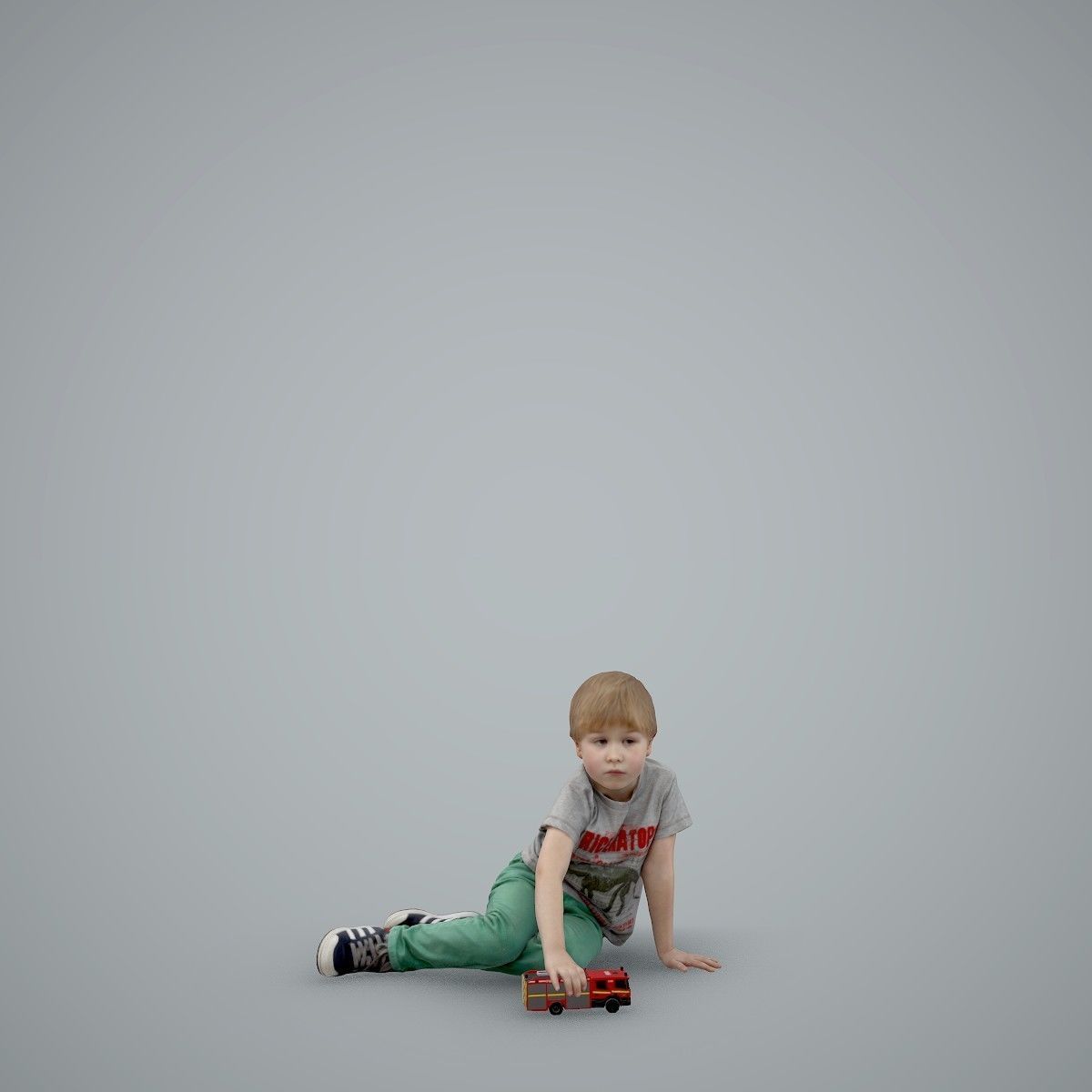 Casual Boy Playing with Toy Car CBoy0003-HD2-O03P01-S 3D model_1