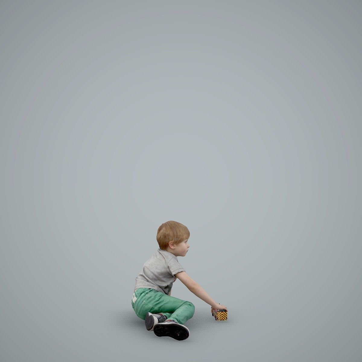 Casual Boy Playing with Toy Car CBoy0003-HD2-O03P01-S 3D model_6