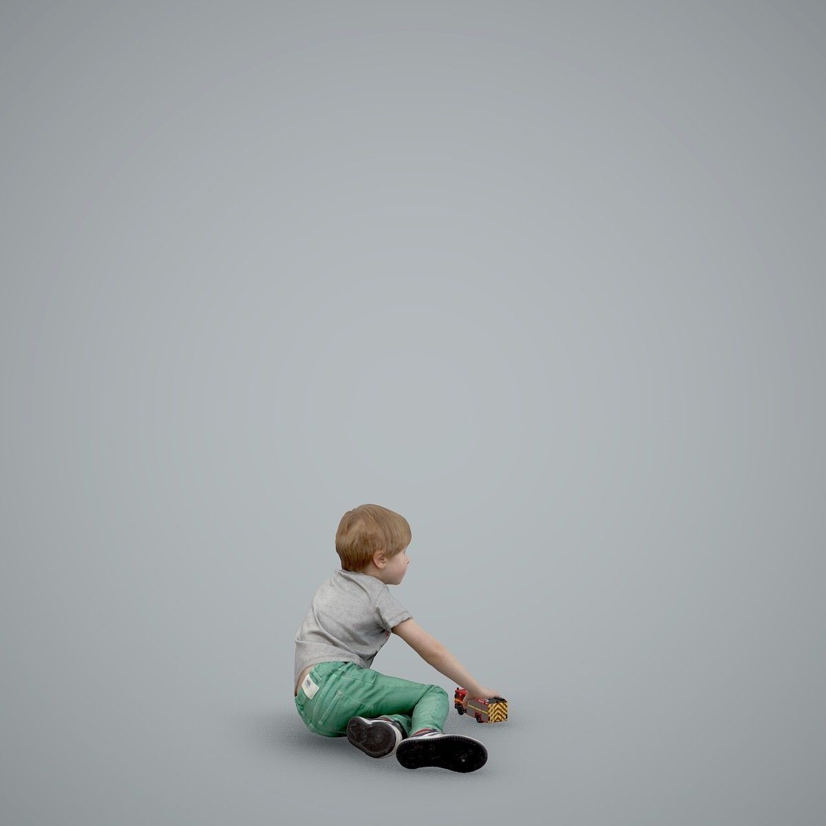 Casual Boy Playing with Toy Car CBoy0003-HD2-O03P01-S 3D model_7