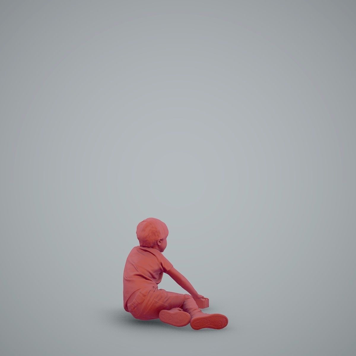 Casual Boy Playing with Toy Car CBoy0003-HD2-O03P01-S 3D model_57