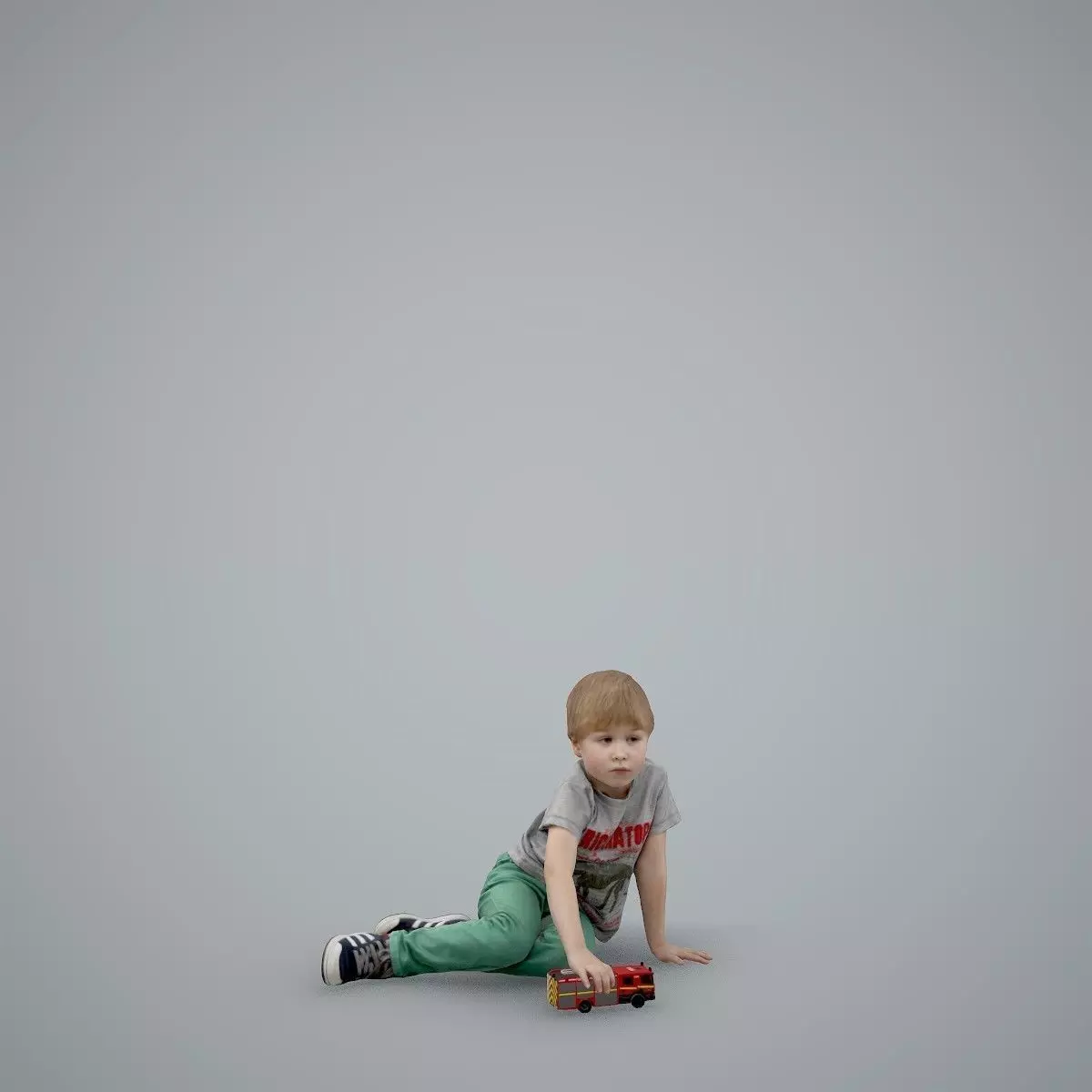 Casual Boy Playing with Toy Car CBoy0003-HD2-O03P01-S 3D model_0