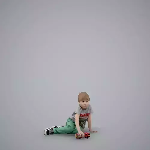 Casual Boy Playing with Toy Car CBoy0003-HD2-O03P01-S