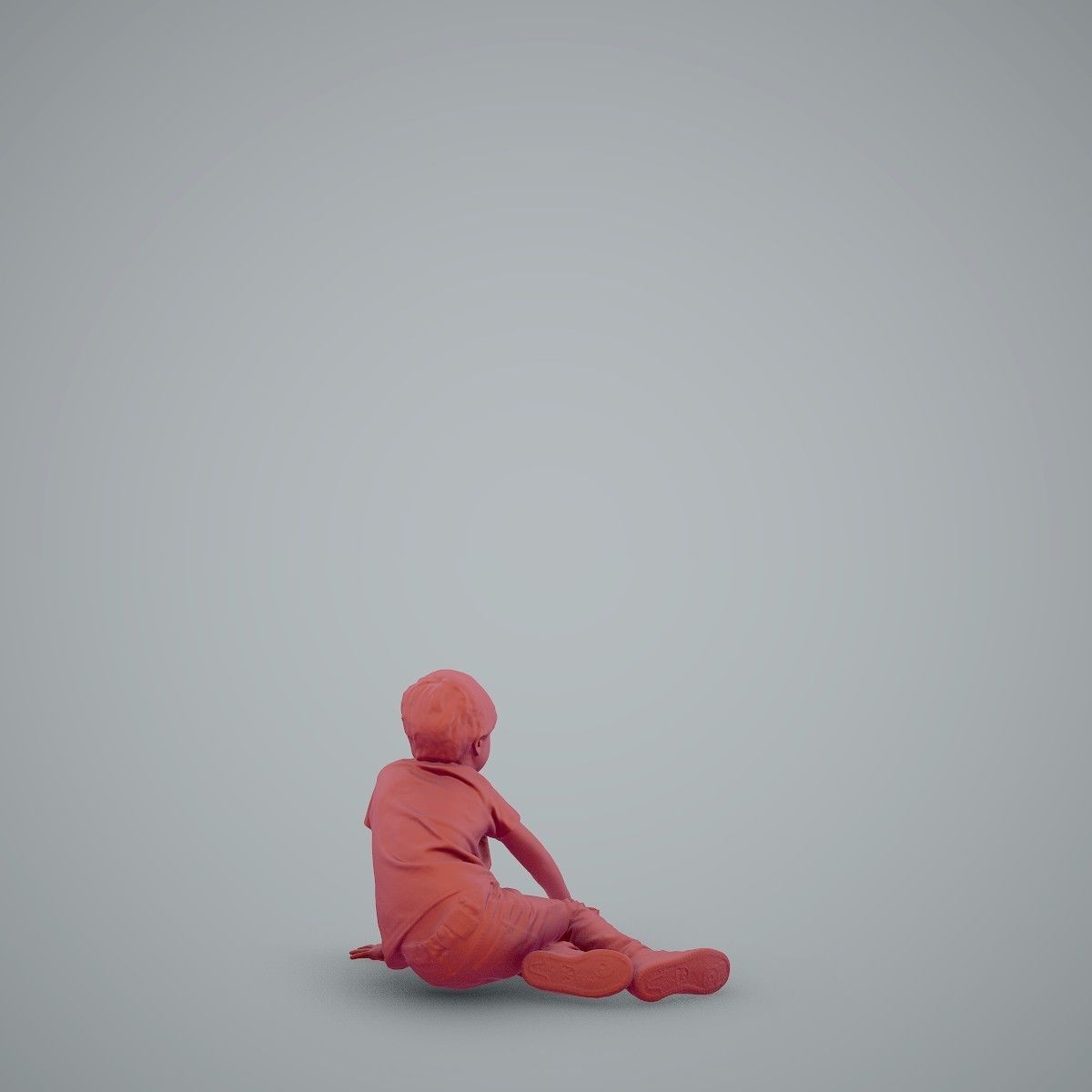 Casual Boy Playing with Toy Car CBoy0003-HD2-O03P01-S 3D model_48