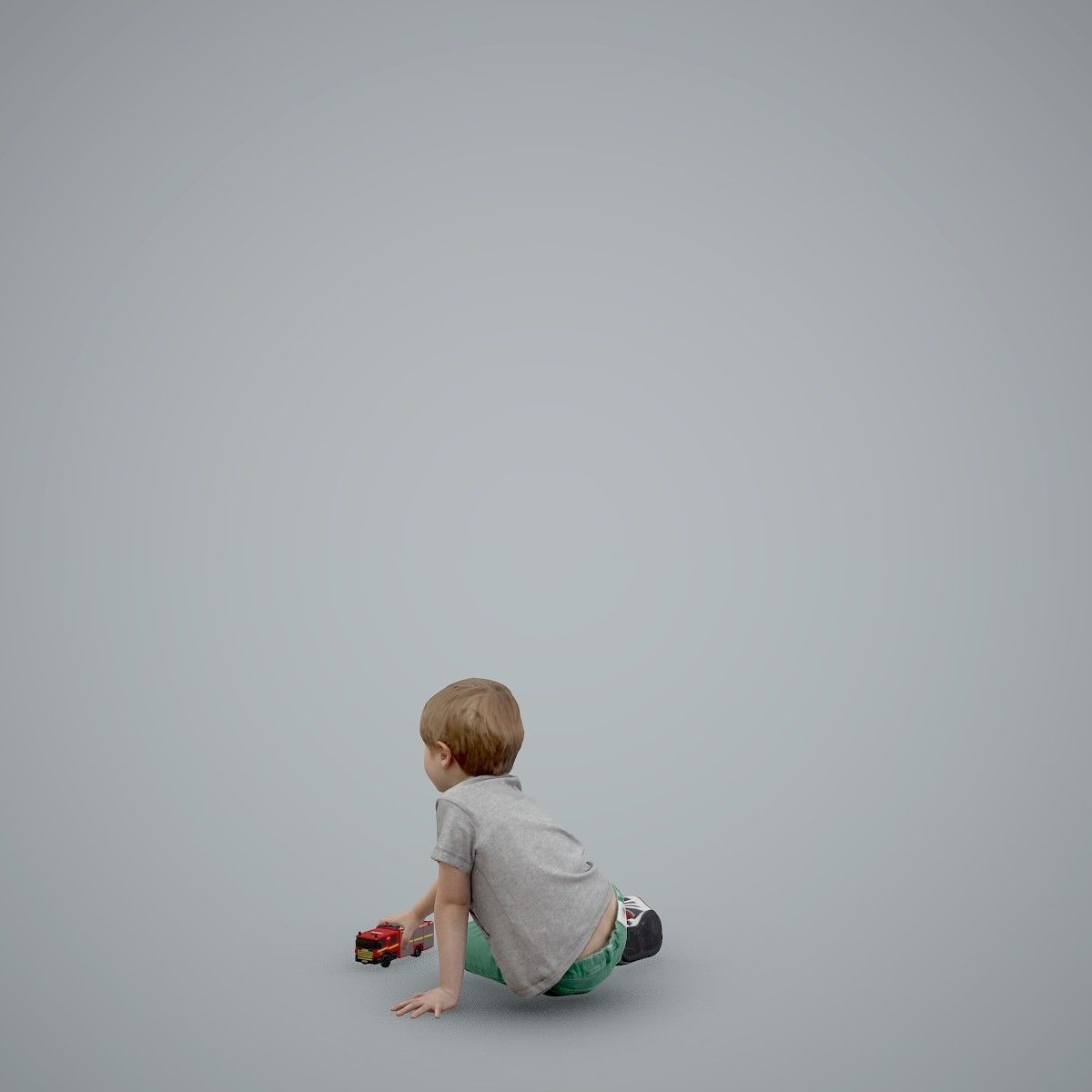 Casual Boy Playing with Toy Car CBoy0003-HD2-O03P01-S 3D model_13