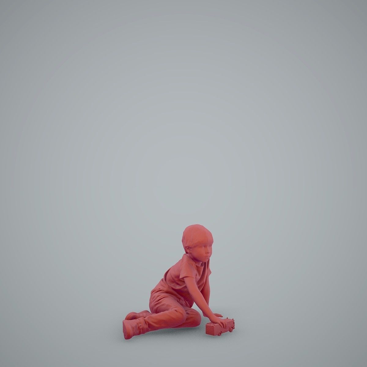 Casual Boy Playing with Toy Car CBoy0003-HD2-O03P01-S 3D model_39