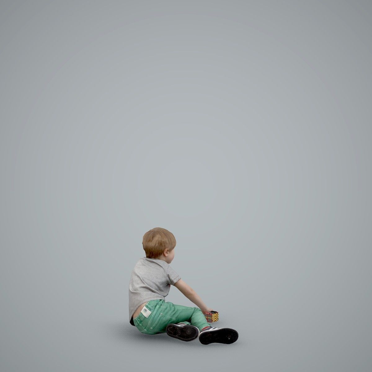 Casual Boy Playing with Toy Car CBoy0003-HD2-O03P01-S 3D model_44