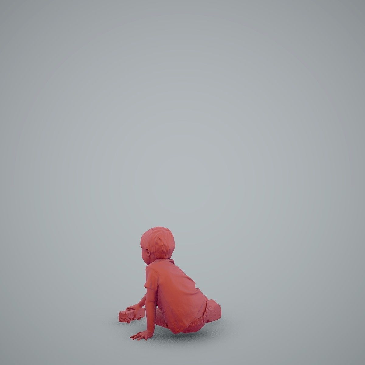 Casual Boy Playing with Toy Car CBoy0003-HD2-O03P01-S 3D model_65