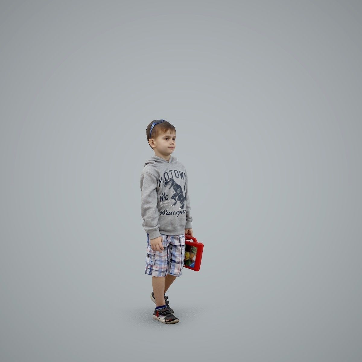 Boy with Sunglasses Carrying a Toy Box  CBoy0001-HD2-O02P01-S 3D model_63