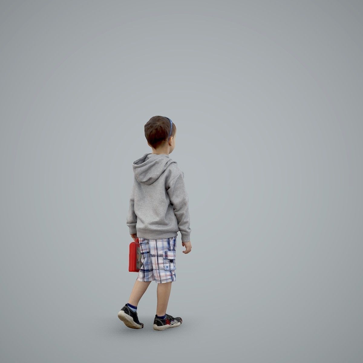 Boy with Sunglasses Carrying a Toy Box  CBoy0001-HD2-O02P01-S 3D model_4