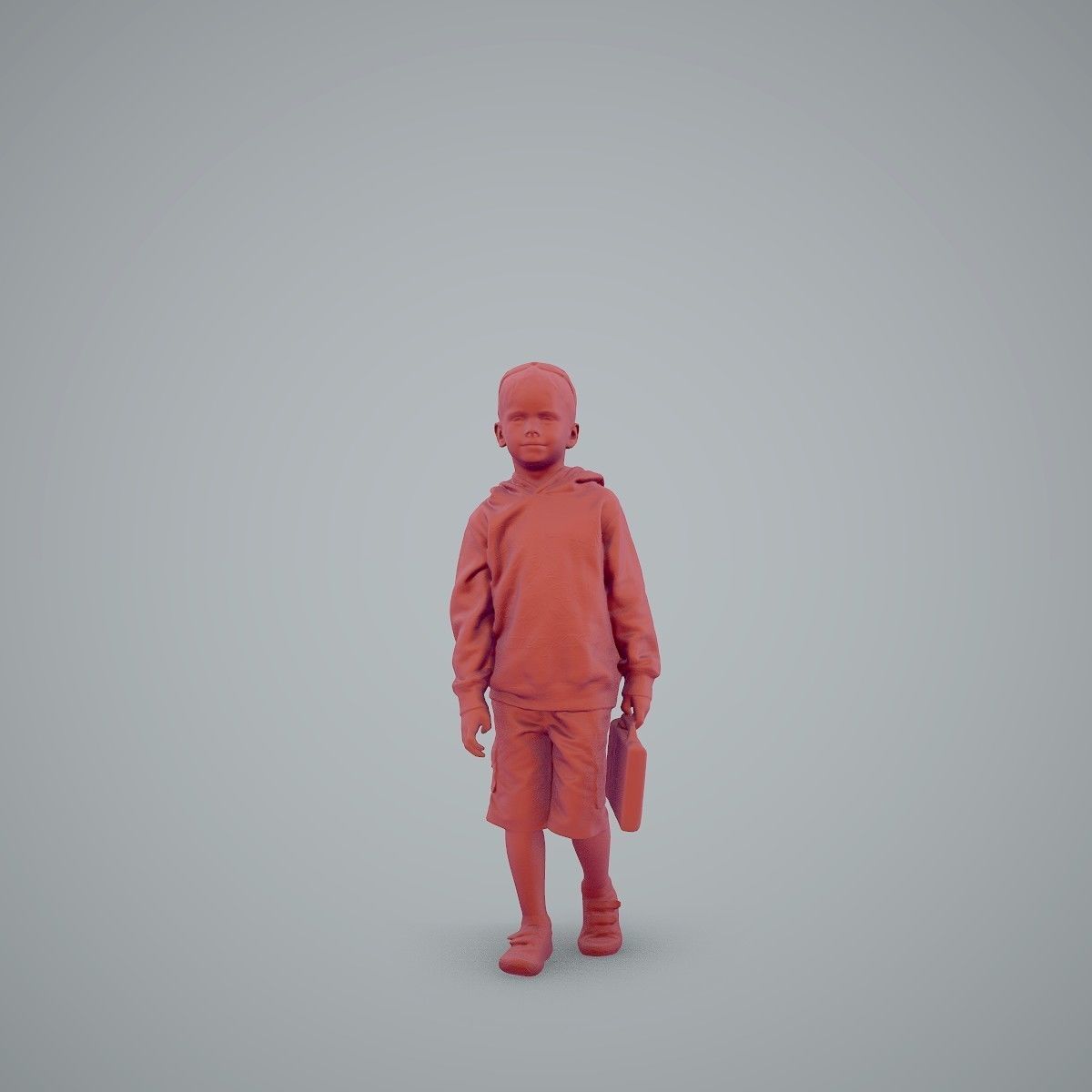 Boy with Sunglasses Carrying a Toy Box  CBoy0001-HD2-O02P01-S 3D model_67