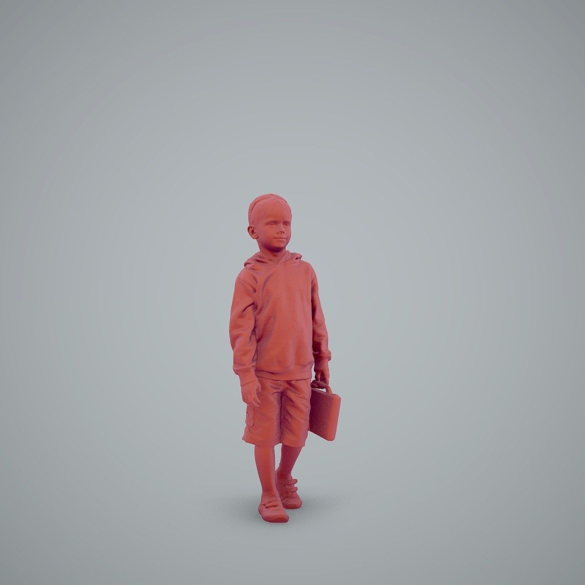 Boy with Sunglasses Carrying a Toy Box  CBoy0001-HD2-O02P01-S 3D model_20