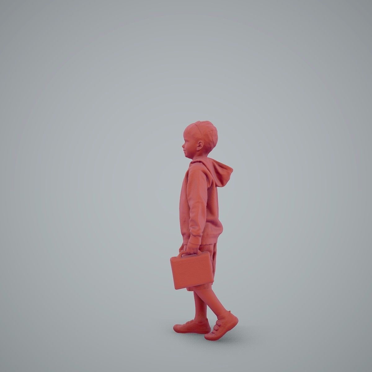 Boy with Sunglasses Carrying a Toy Box  CBoy0001-HD2-O02P01-S 3D model_56