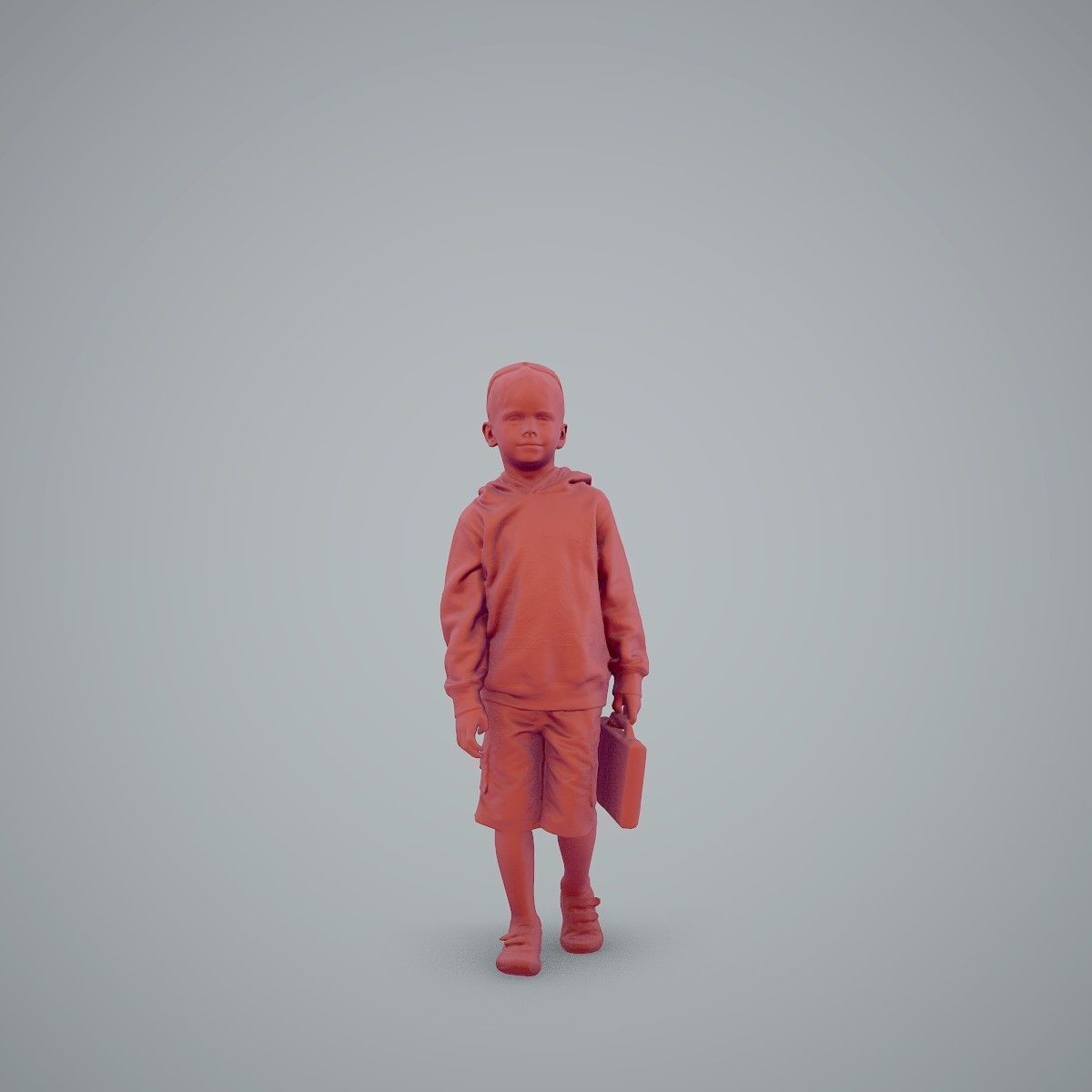 Boy with Sunglasses Carrying a Toy Box  CBoy0001-HD2-O02P01-S 3D model_50