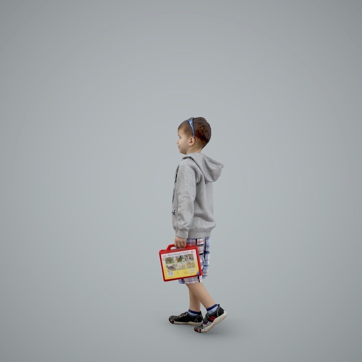 Boy with Sunglasses Carrying a Toy Box  CBoy0001-HD2-O02P01-S 3D model_34