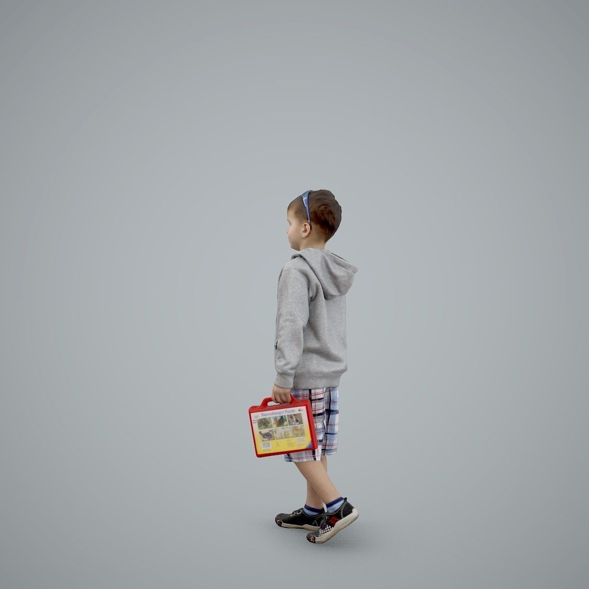 Boy with Sunglasses Carrying a Toy Box  CBoy0001-HD2-O02P01-S 3D model_47
