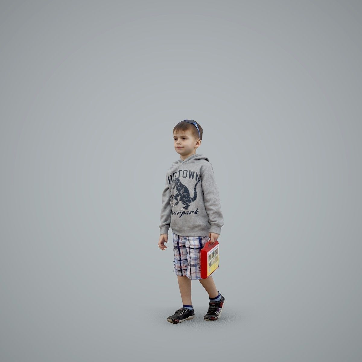 Boy with Sunglasses Carrying a Toy Box  CBoy0001-HD2-O02P01-S 3D model_26