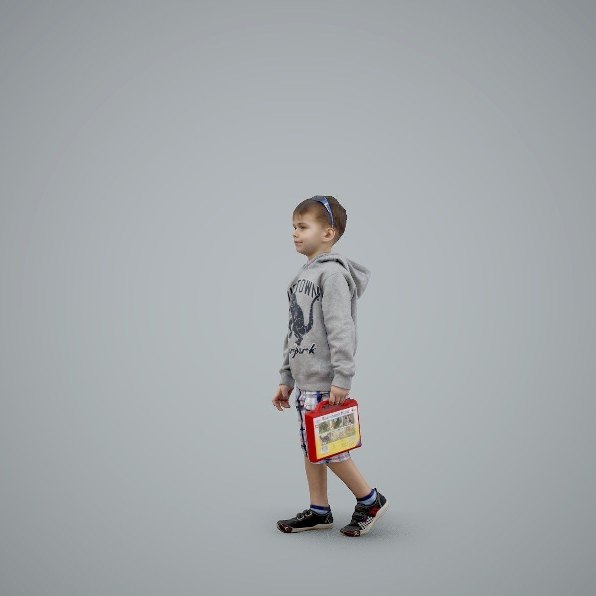 Boy with Sunglasses Carrying a Toy Box  CBoy0001-HD2-O02P01-S 3D model_10