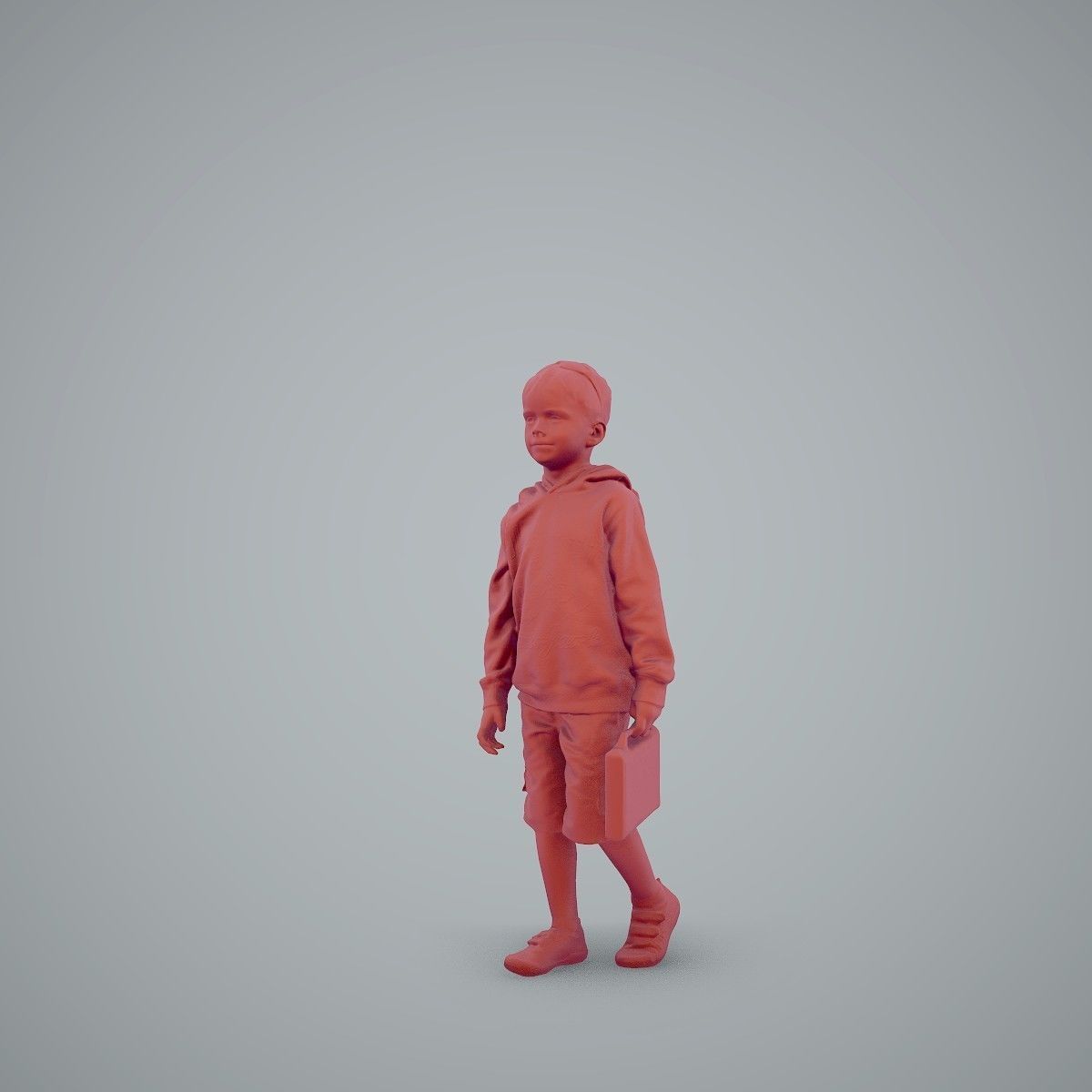 Boy with Sunglasses Carrying a Toy Box  CBoy0001-HD2-O02P01-S 3D model_35