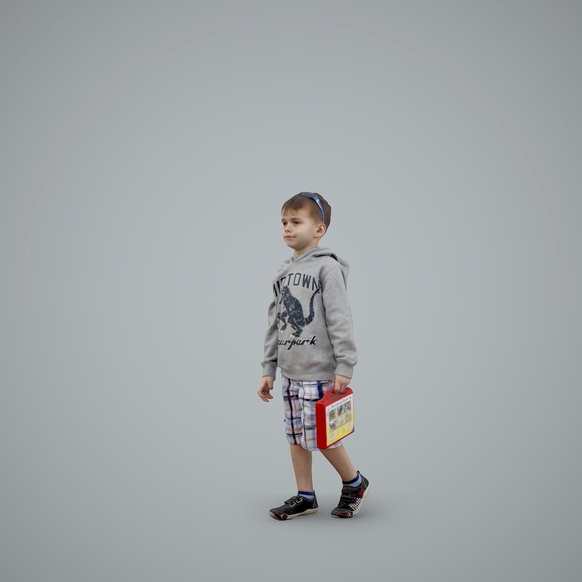 Boy with Sunglasses Carrying a Toy Box  CBoy0001-HD2-O02P01-S 3D model_3