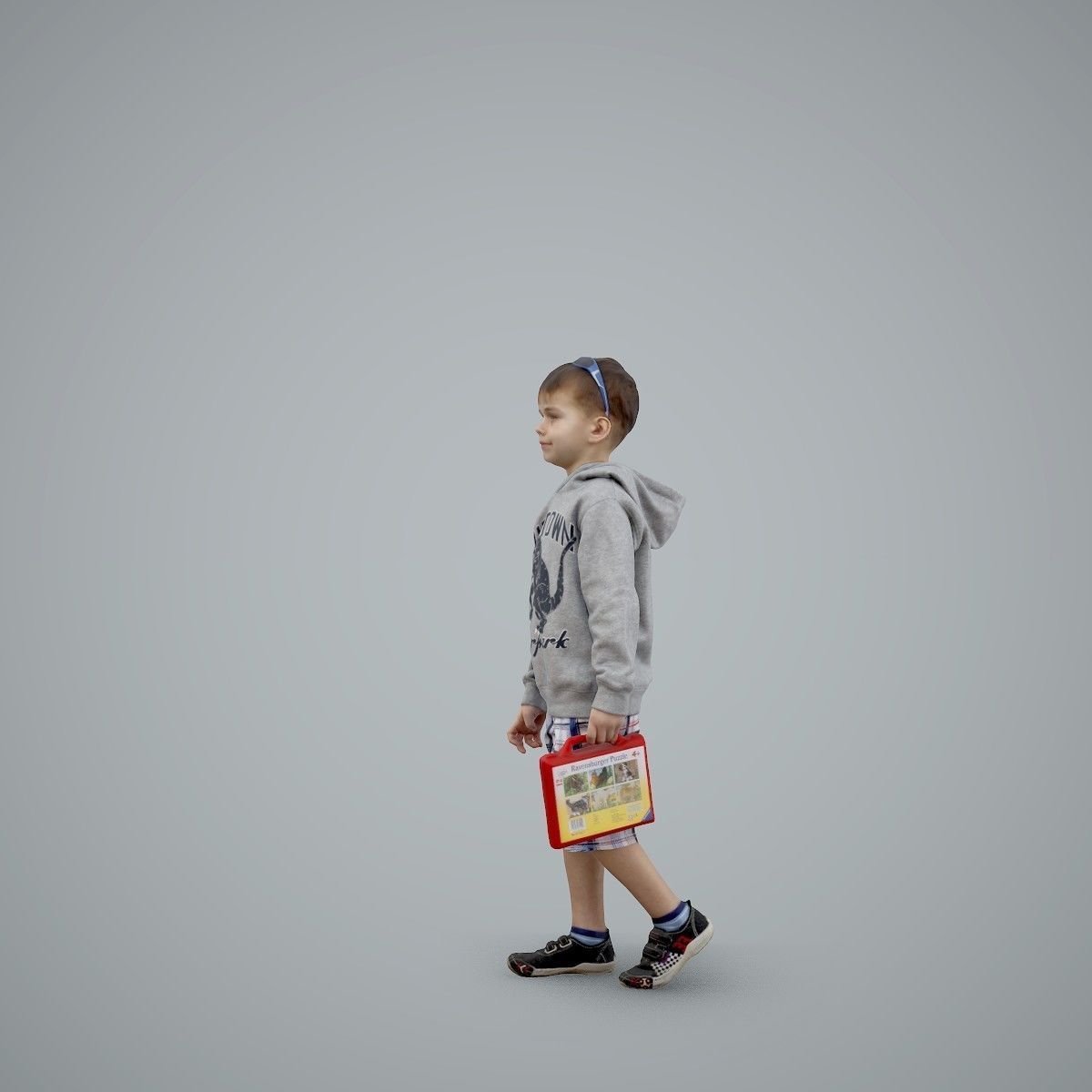 Boy with Sunglasses Carrying a Toy Box  CBoy0001-HD2-O02P01-S 3D model_40