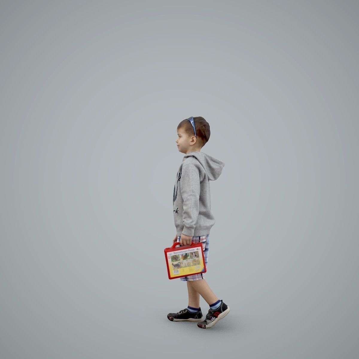 Boy with Sunglasses Carrying a Toy Box  CBoy0001-HD2-O02P01-S 3D model_53
