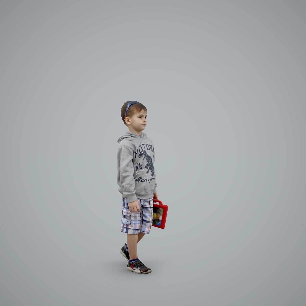 Boy with Sunglasses Carrying a Toy Box  CBoy0001-HD2-O02P01-S 3D model_71