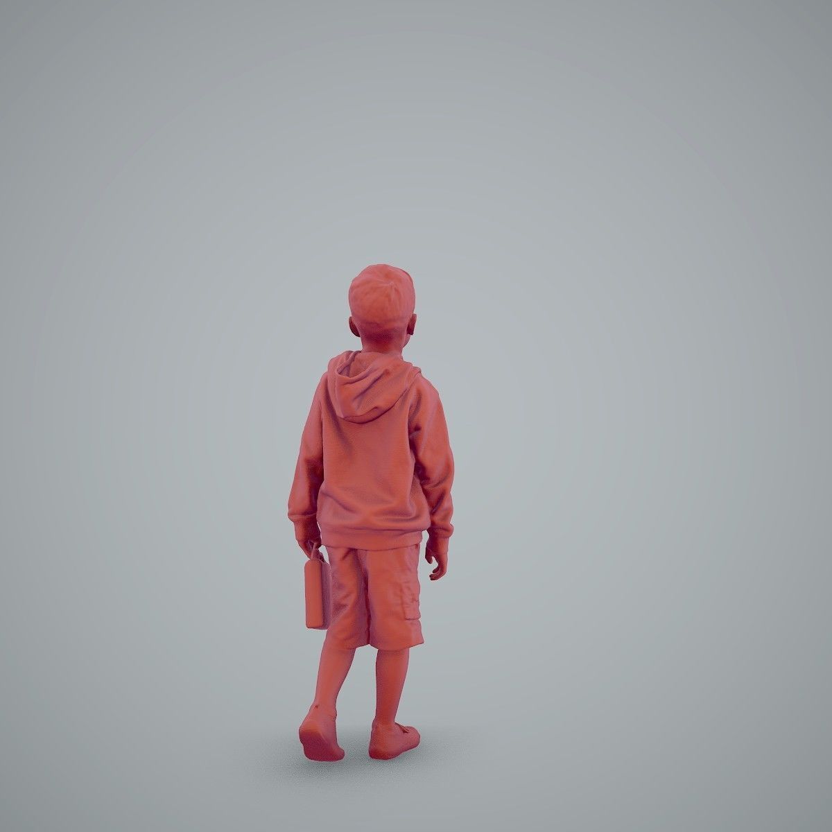 Boy with Sunglasses Carrying a Toy Box  CBoy0001-HD2-O02P01-S 3D model_8