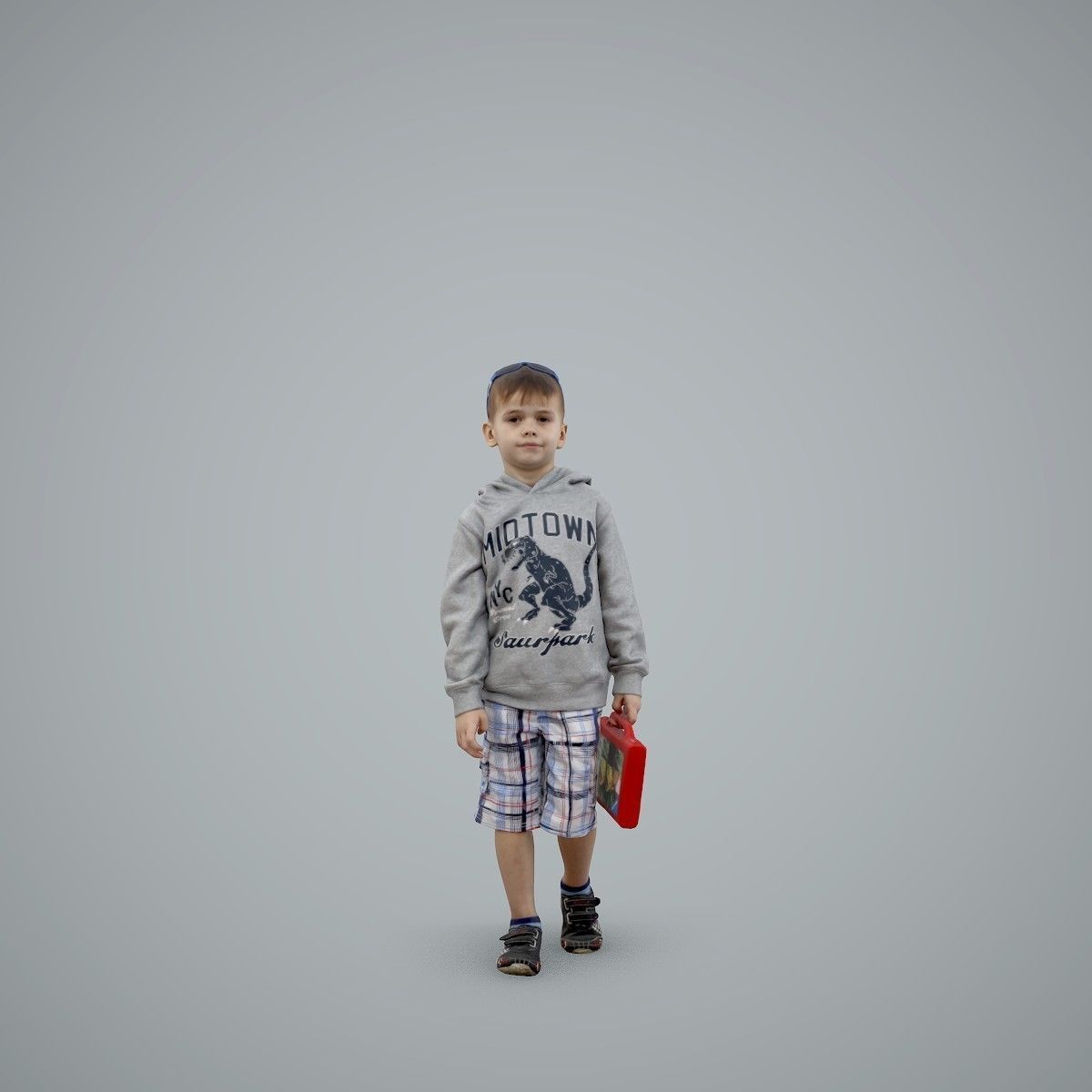 Boy with Sunglasses Carrying a Toy Box  CBoy0001-HD2-O02P01-S 3D model_73