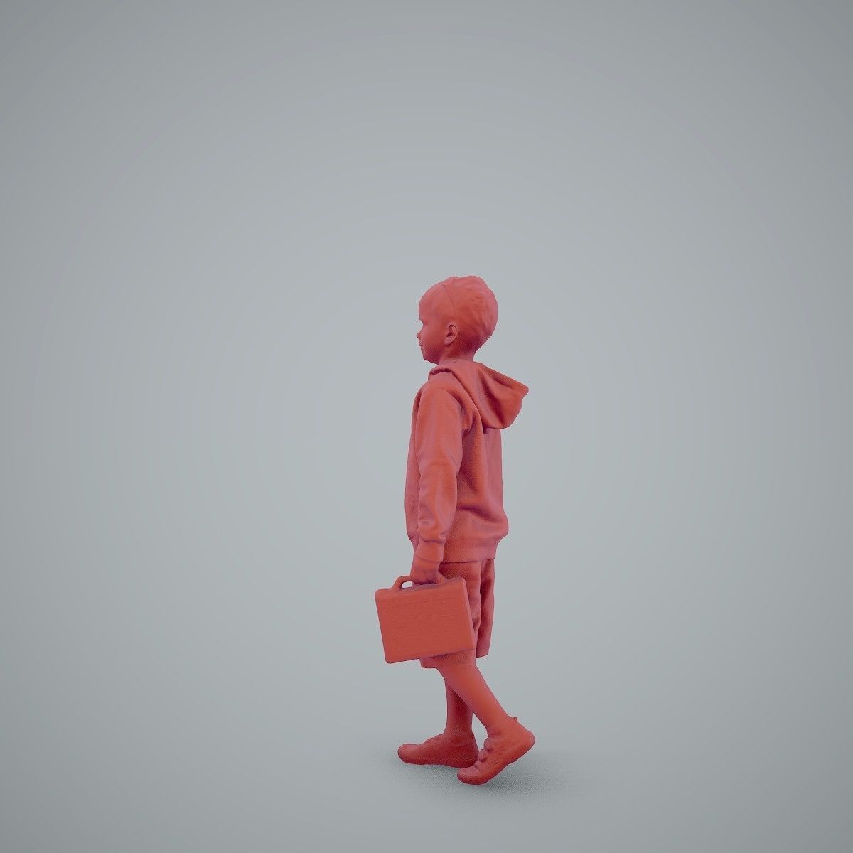 Boy with Sunglasses Carrying a Toy Box  CBoy0001-HD2-O02P01-S 3D model_69