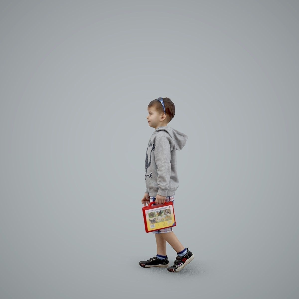 Boy with Sunglasses Carrying a Toy Box  CBoy0001-HD2-O02P01-S 3D model_28