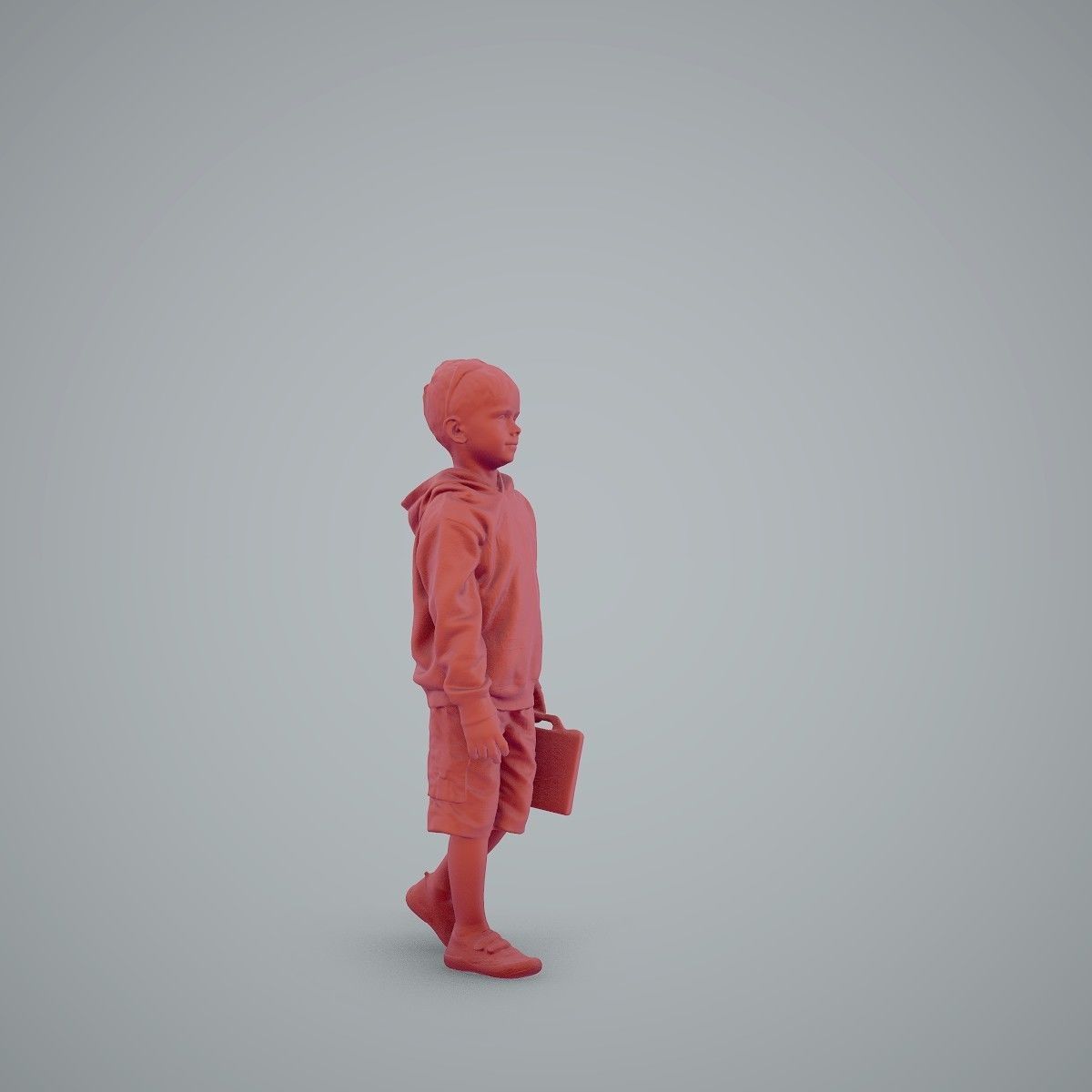 Boy with Sunglasses Carrying a Toy Box  CBoy0001-HD2-O02P01-S 3D model_29