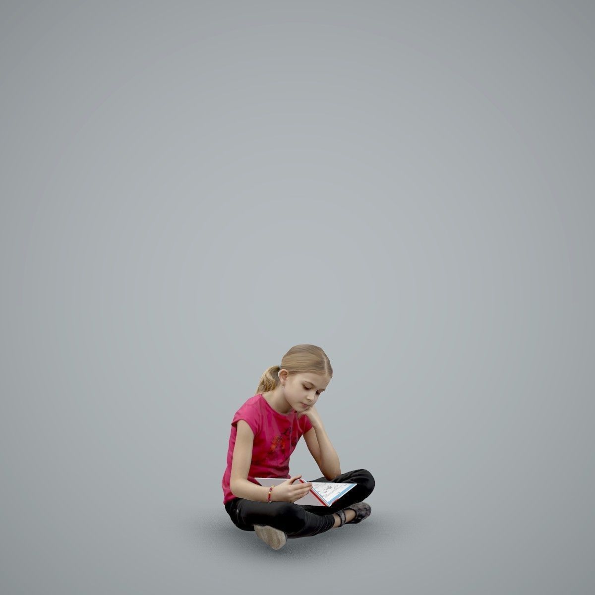 Sitting Girl Reading a Book CGirl0003-HD2-O01P01-S 3D model_44