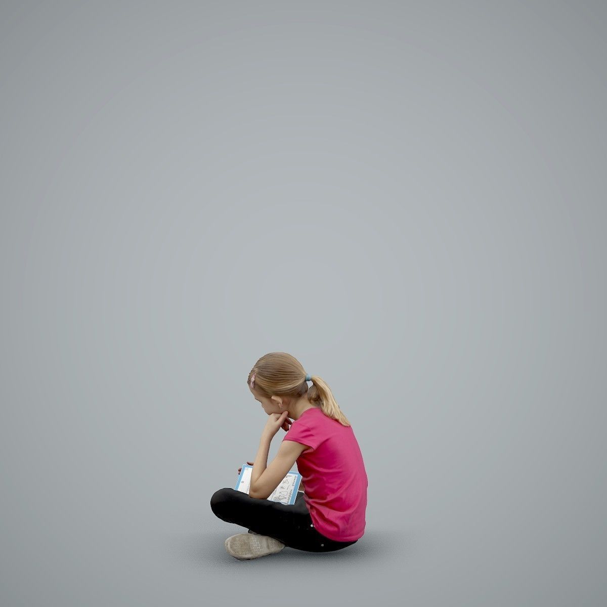 Sitting Girl Reading a Book CGirl0003-HD2-O01P01-S 3D model_61