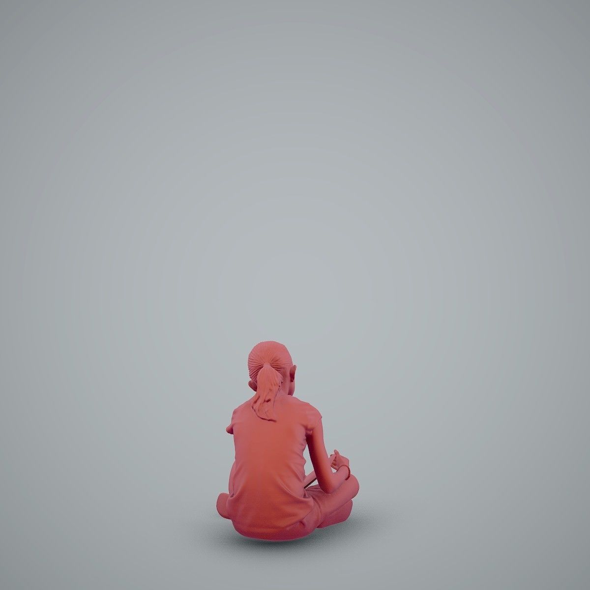 Sitting Girl Reading a Book CGirl0003-HD2-O01P01-S 3D model_15