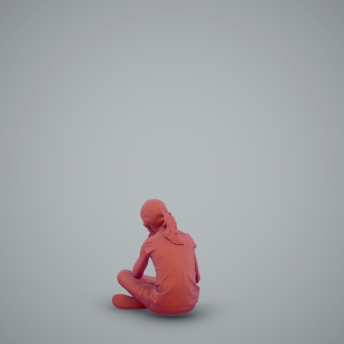 Sitting Girl Reading a Book CGirl0003-HD2-O01P01-S 3D model_70