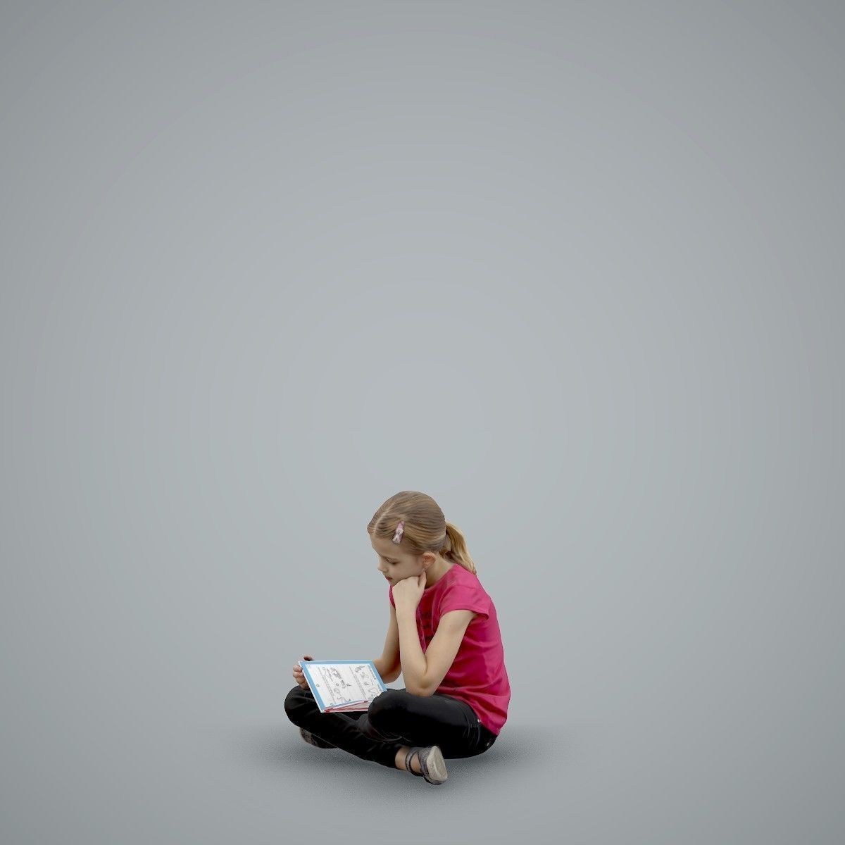 Sitting Girl Reading a Book CGirl0003-HD2-O01P01-S 3D model_42