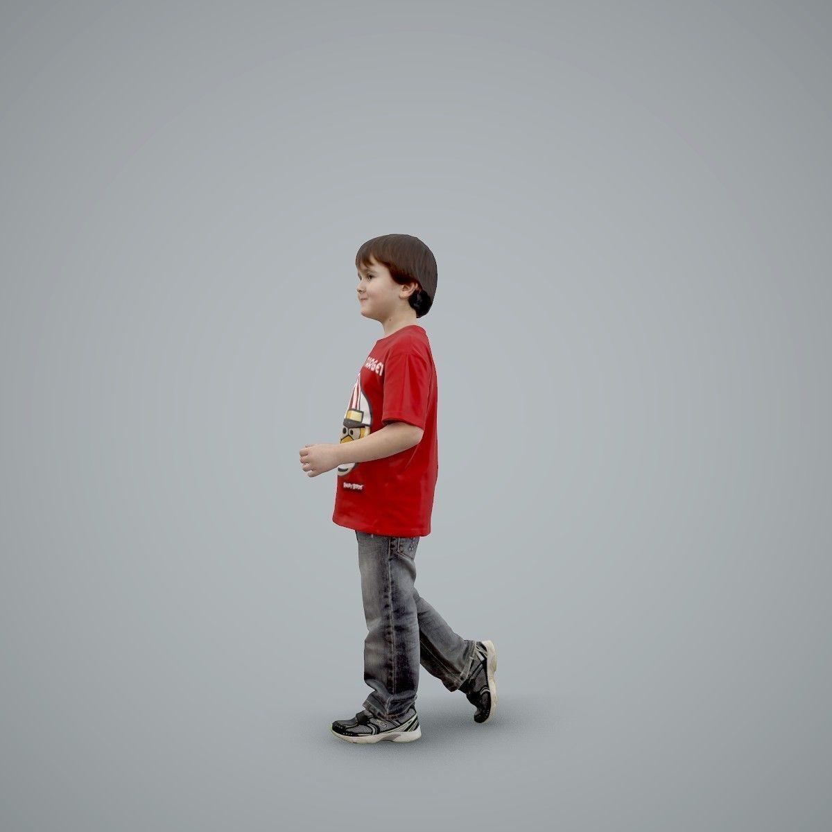 Casual Standing Boy Wearing Red T-Shirt CBoy0002-HD2-O03P01-S 3D model_52