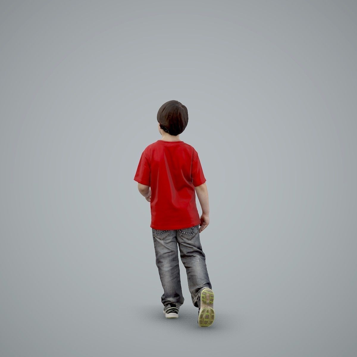 Casual Standing Boy Wearing Red T-Shirt CBoy0002-HD2-O03P01-S 3D model_45