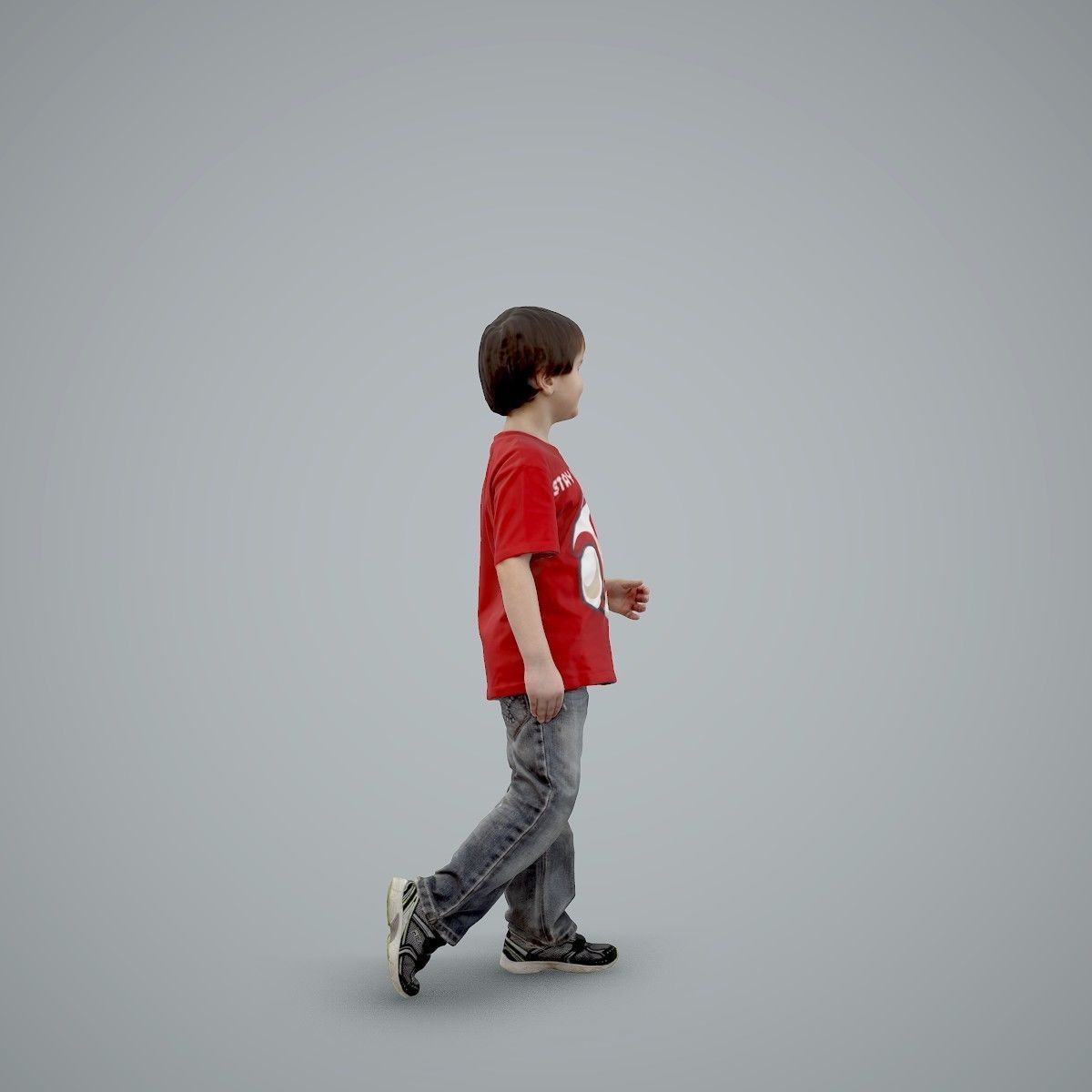 Casual Standing Boy Wearing Red T-Shirt CBoy0002-HD2-O03P01-S 3D model_43