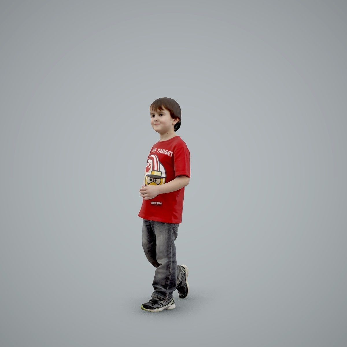 Casual Standing Boy Wearing Red T-Shirt CBoy0002-HD2-O03P01-S 3D model_50