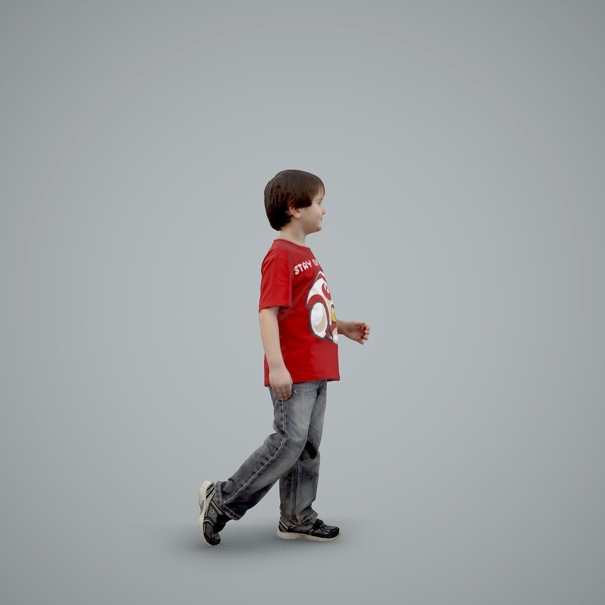 Casual Standing Boy Wearing Red T-Shirt CBoy0002-HD2-O03P01-S 3D model_21
