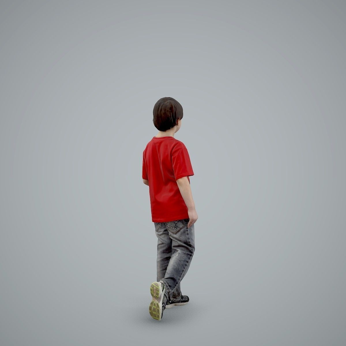 Casual Standing Boy Wearing Red T-Shirt CBoy0002-HD2-O03P01-S 3D model_54