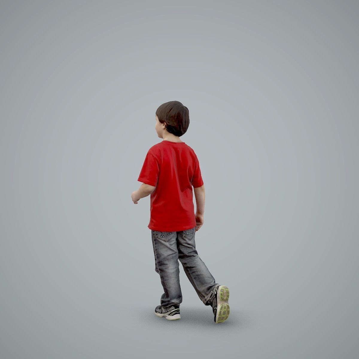 Casual Standing Boy Wearing Red T-Shirt CBoy0002-HD2-O03P01-S 3D model_47