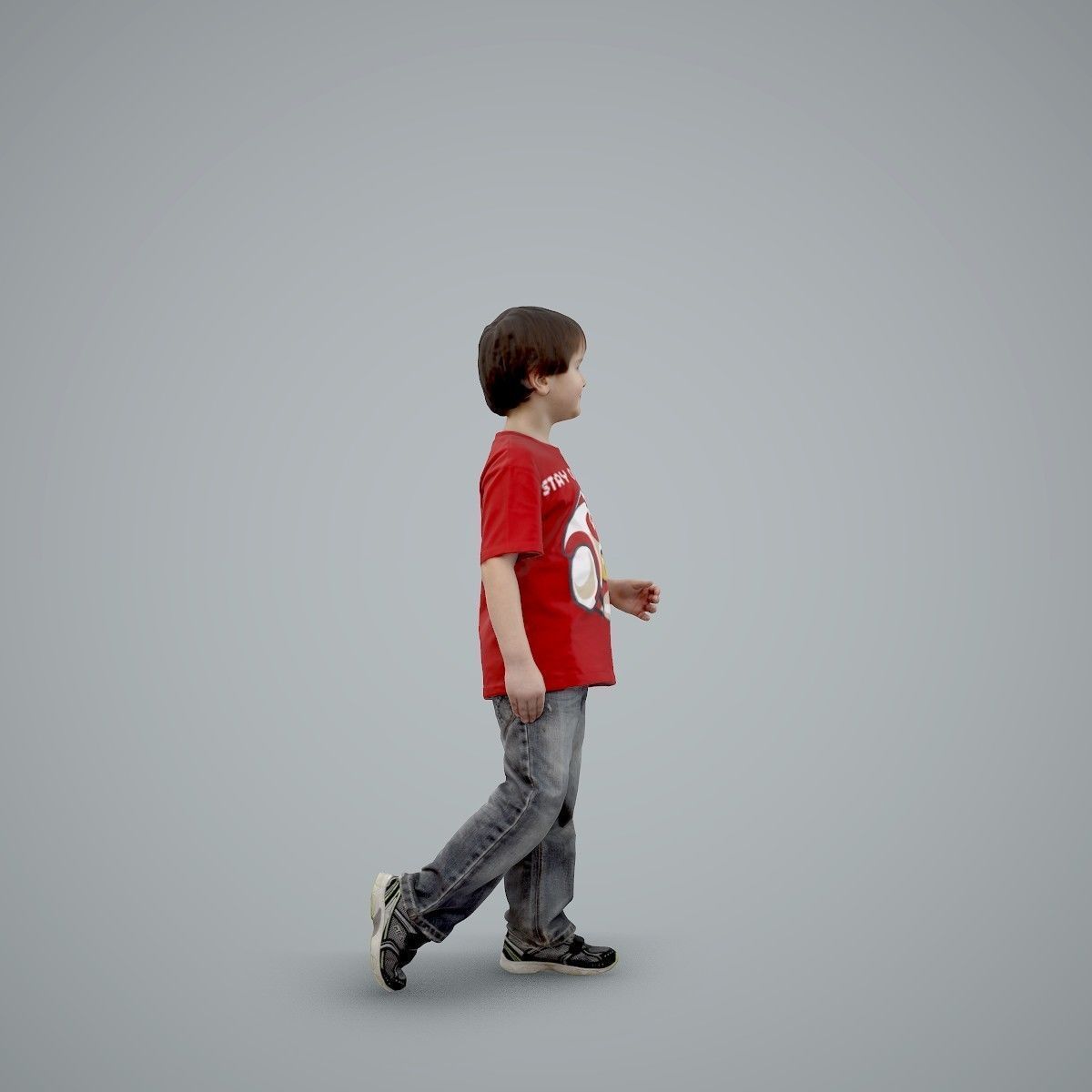Casual Standing Boy Wearing Red T-Shirt CBoy0002-HD2-O03P01-S 3D model_36