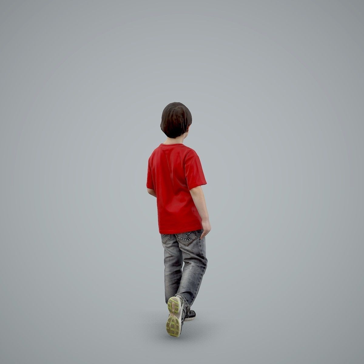 Casual Standing Boy Wearing Red T-Shirt CBoy0002-HD2-O03P01-S 3D model_62